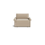 Z4 Leather Roll Arm Twin Sleeper Chair Sleeper Sofas 28