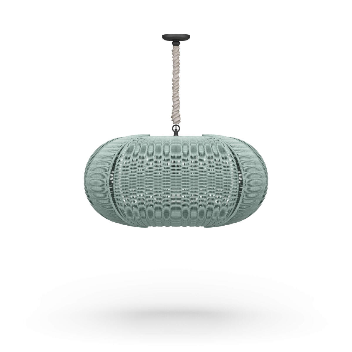 b3c0e5ca9eba51ba07d8cb337842edb8 Oasis Ellipse Rattan Pendant - Image 1