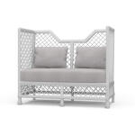 Rabana High Back Rattan Loveseat