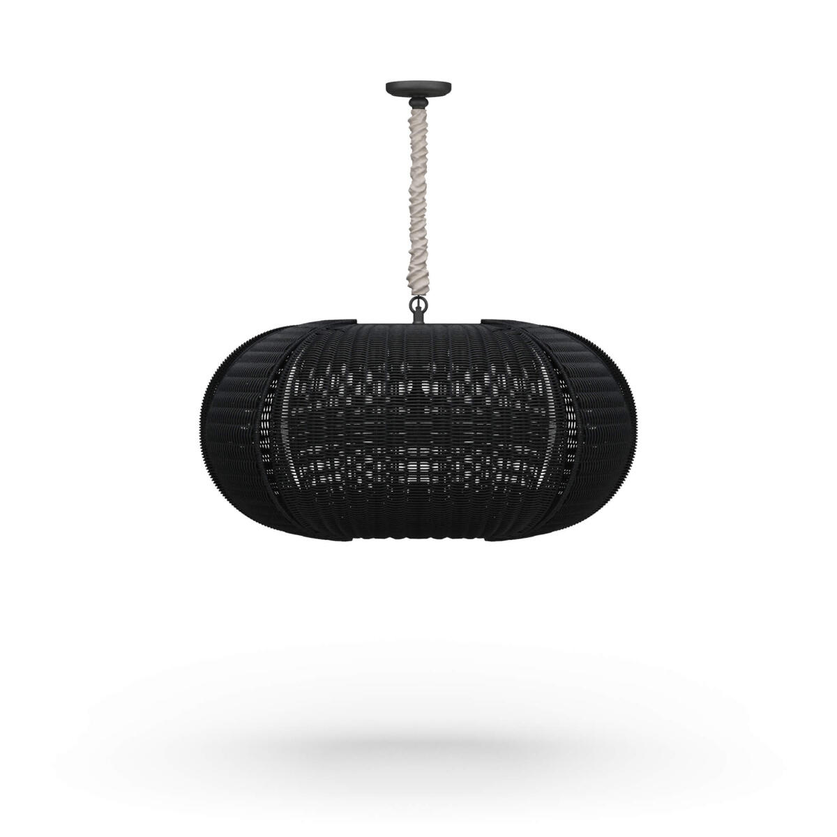 b8a0344d72d27aa8b556ab51c6578dde Oasis Ellipse Rattan Pendant - Image 1