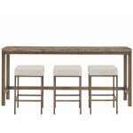 Montclair Brindle Console with Stools
