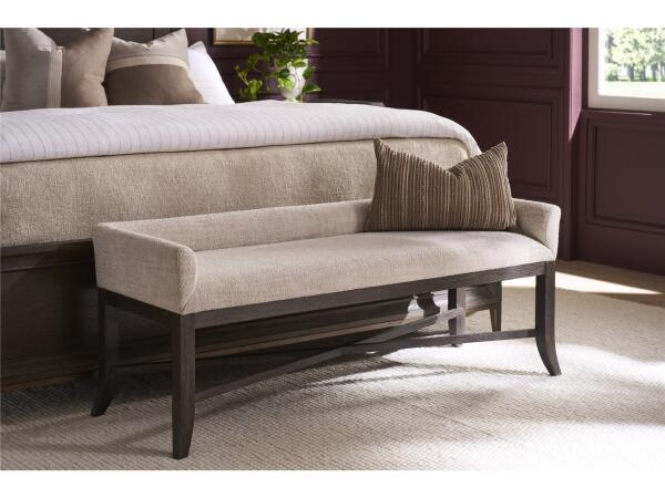Montclair Cocoa Bench - Image 2