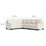 True Custom™ True Custom® Large Track Arm L-Shaped Sectional - Image 7