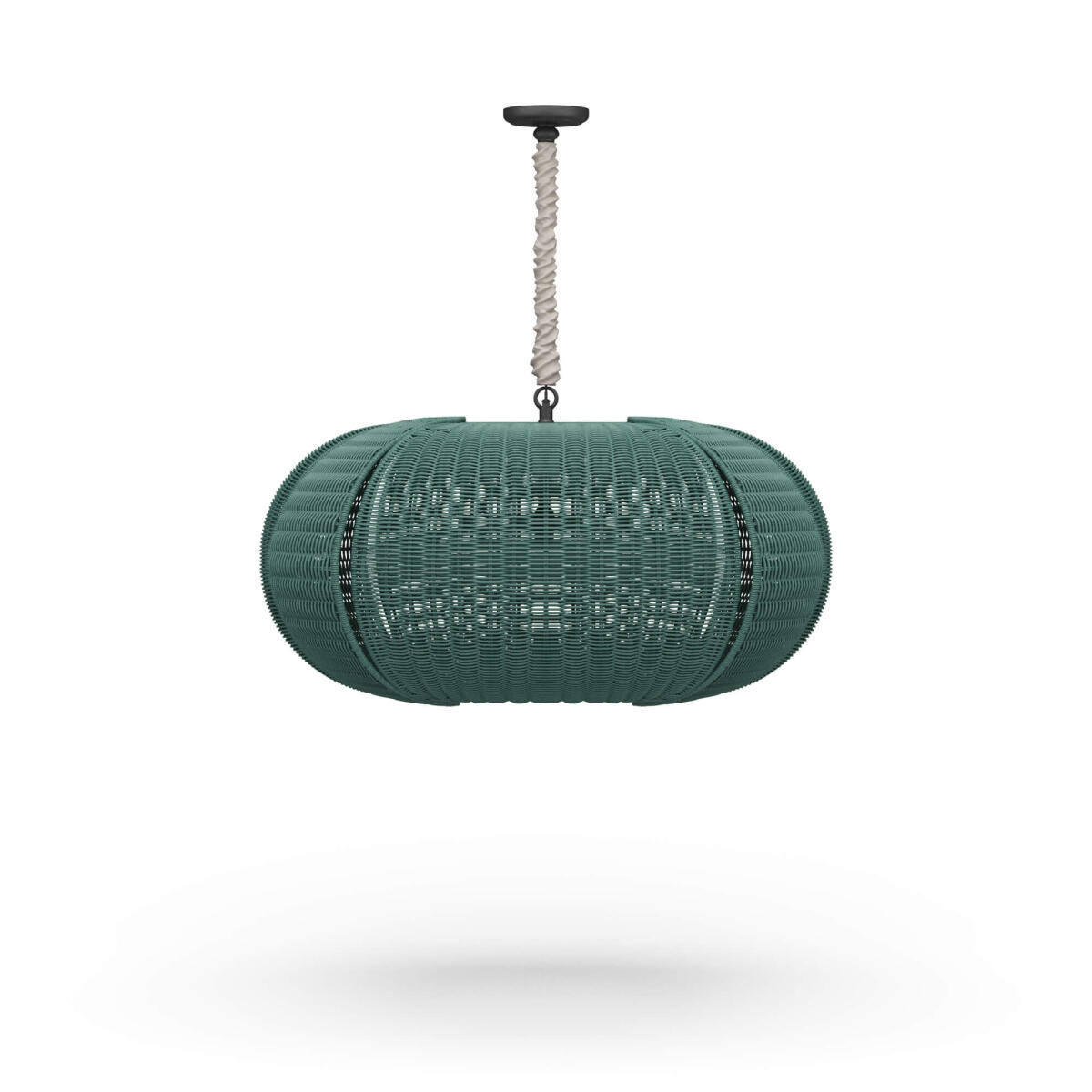 d171da825317c20ab5d30379baaceaf7 Oasis Ellipse Rattan Pendant - Image 1