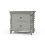 Milano 2 Drawer Bedside Table