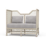 Rabana High Back Rattan Loveseat