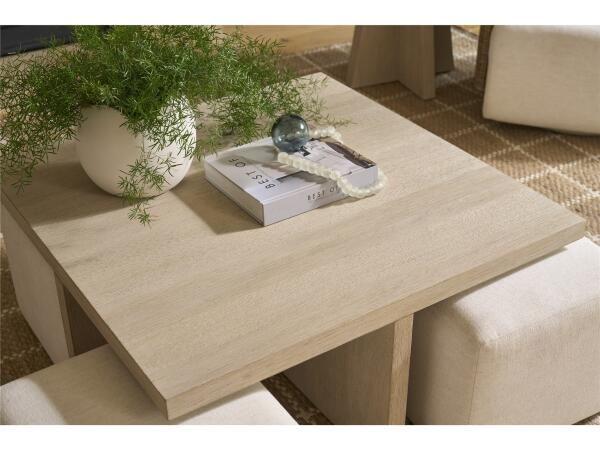 Oasis- Coastal Living Home Collection Dockside Cocktail Table with Ottomans - Image 5