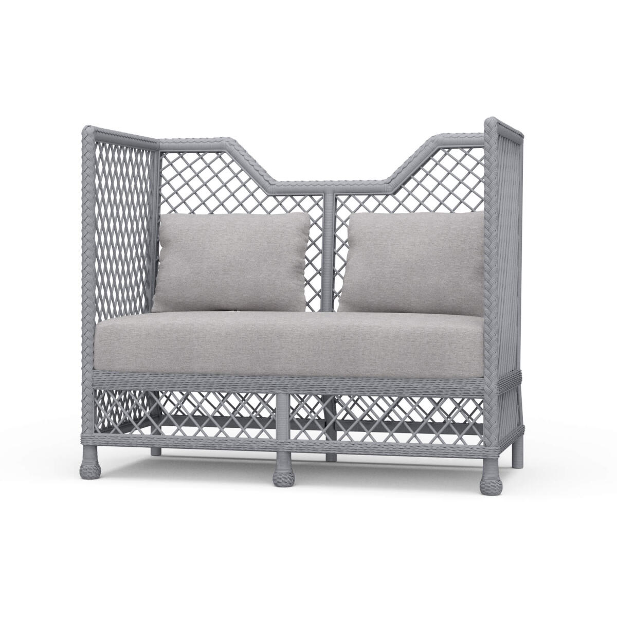 Rabana High Back Rattan Loveseat Loveseats Bramble 2 Rabana High Back Rattan Loveseat Loveseats Bramble 2