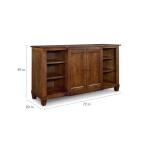 Benchmade HideAway Austin Solid Maple Sideboard - Image 8