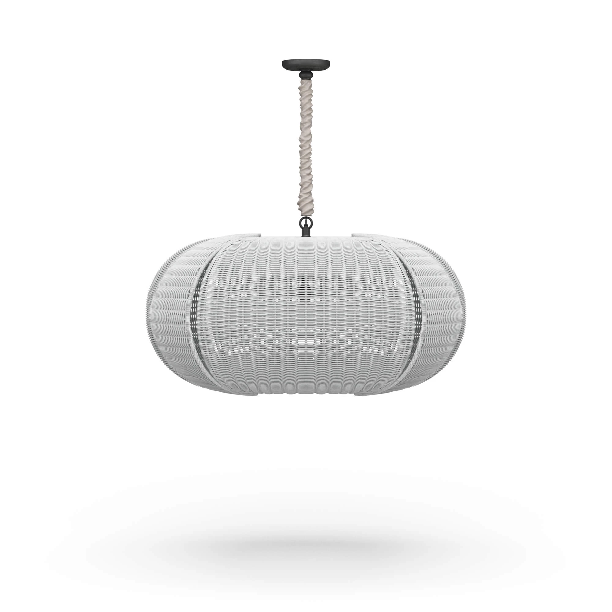 f0c7c2cb1ef7dc7573c53159cb43ec58 Oasis Ellipse Rattan Pendant - Image 1