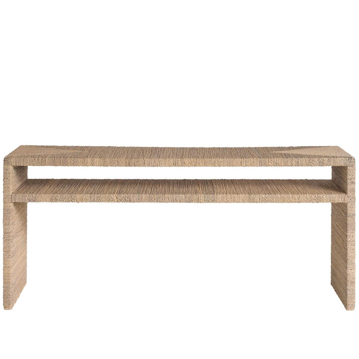 f1822cc913850b1e46995f58d48ad322 Oasis- Coastal Living Home Collection Abaca Console - Image 1
