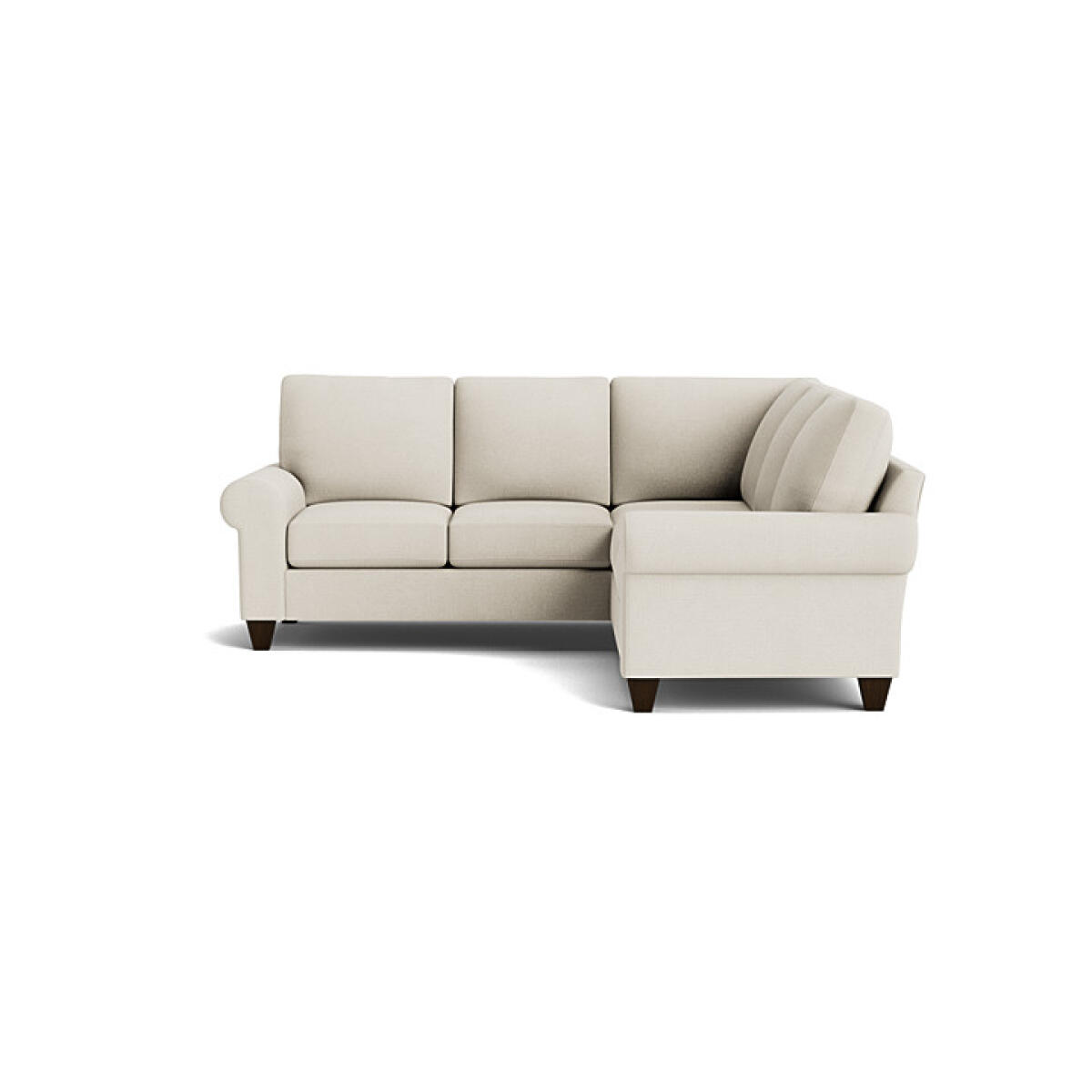 f903e125e1acca1ce3058c10cd2a141a True Custom™ True Custom® Large Roll Arm L-Shaped Sectional - Image 1