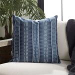 Backgammon Outdoor Pillow, Slate - Image 3