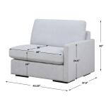 Refuge Sofa, Right Arm Facing, Cloud Blue - Image 9