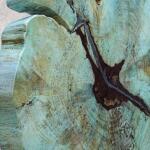Bahati Wood Sculpture, Blue - Image 7