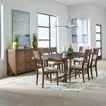 7 Piece Trestle Table Set