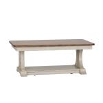 Farmhouse Reimagined Rectangular Cocktail Table - Image 3