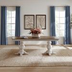 Magnolia Manor Double Pedestal Table Set - Image 3