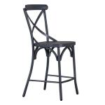 Vintage Series X Back Counter Chair- Navy - Image 3