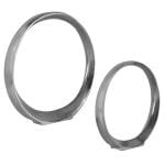 Orbits Ring Sculptures, Nickel, S/2 - Image 5