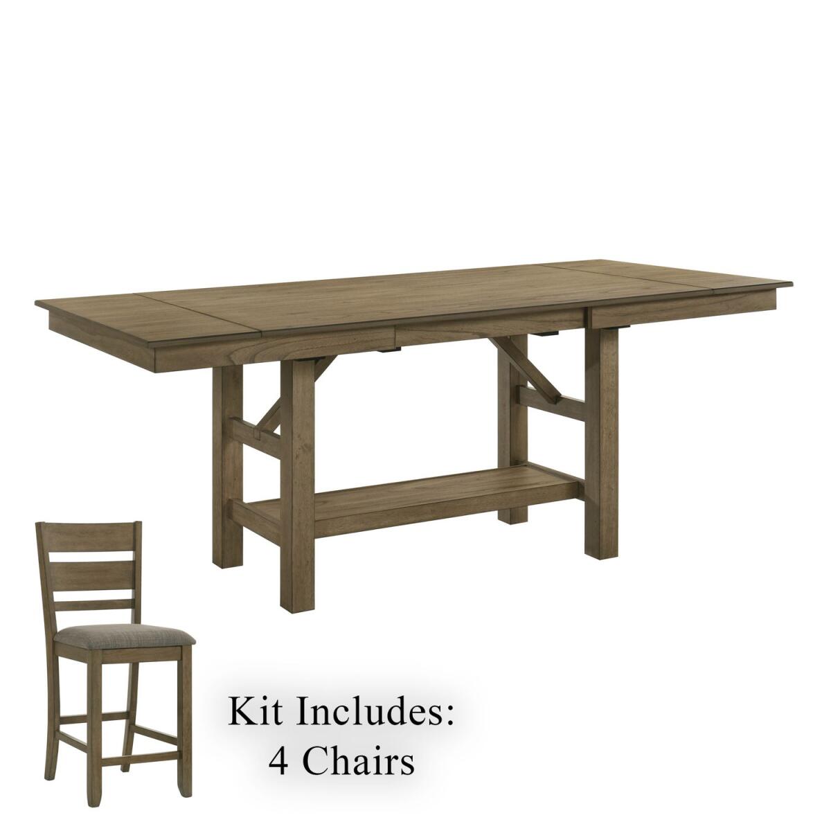 16319ee50dafdbcd8c6b2ff0e56aa7e2 Brook Bay Opt 5 Piece Gathering Table Set - Image 1