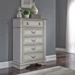 Abbey Park King California Sleigh Bed, Dresser & Mirror, Chest - Image 6