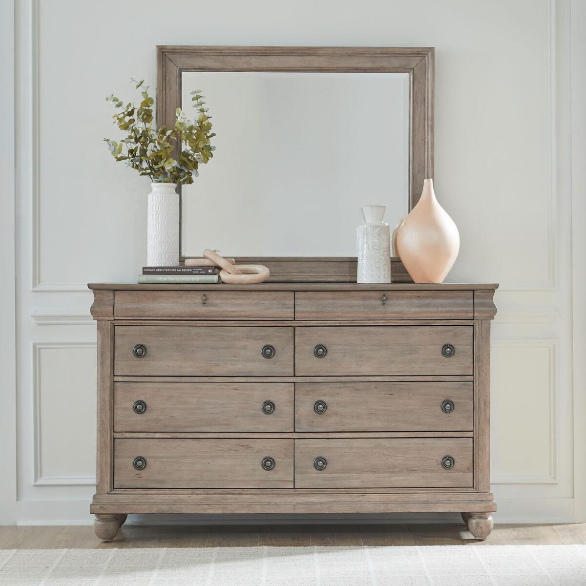2216532ee45e902deeea1bdbaf706e3d Rustic Traditions Dresser & Mirror - Image 1