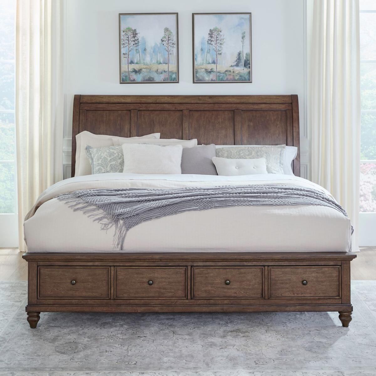 244584c88728ddc9f0e4465061e0343b King Storage Bed - Image 1