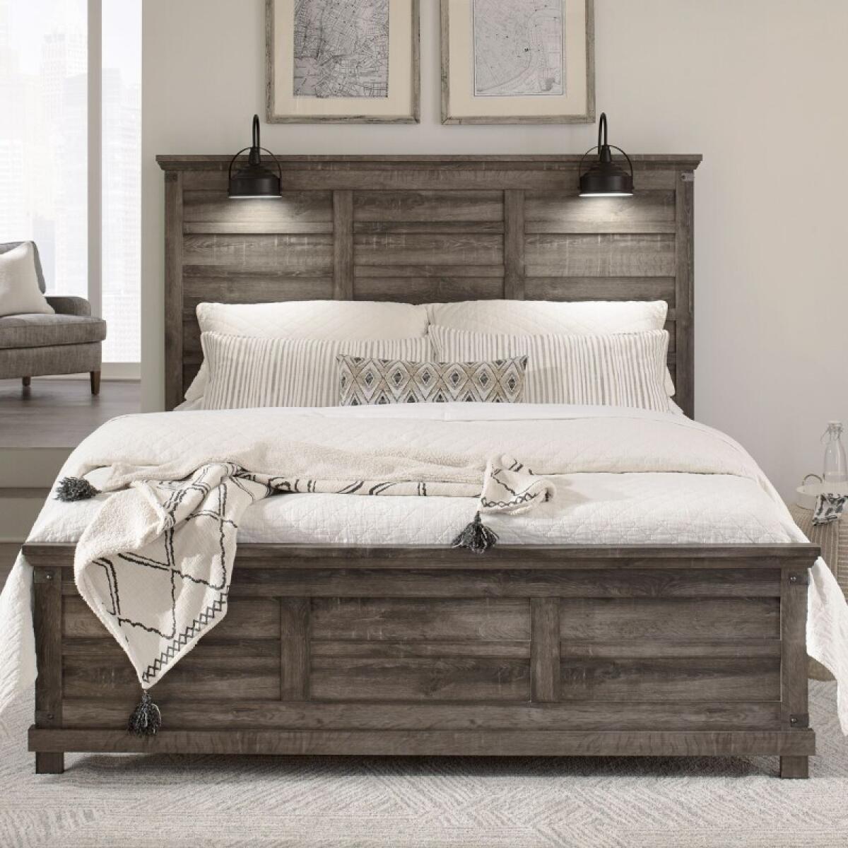 323f518decf0bc7d7c30bd65da9f1945 Lakeside Haven Queen Panel Bed - Image 1