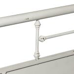 Vintage Series King Metal Bed - Antique White - Image 7