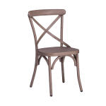 Vintage Series X Back Side Chair - Vintage White - Single Pack - Image 3