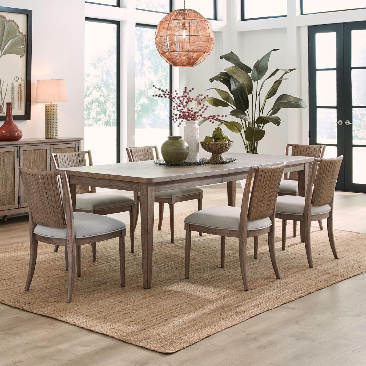 3f09552f0754dbdb6be205aad57e6193 Sheridan Pointe 7 Piece Rectangular Table Set - Image 1
