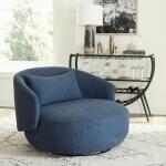 Uph Swivel Cuddler Chair - Midnight
