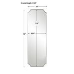 Lennox Tall Mirror, Nickel Mirrors Mirrors 17