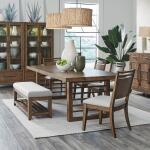 Shaker Lakes Opt 6 Piece Double Pedestal Table Set