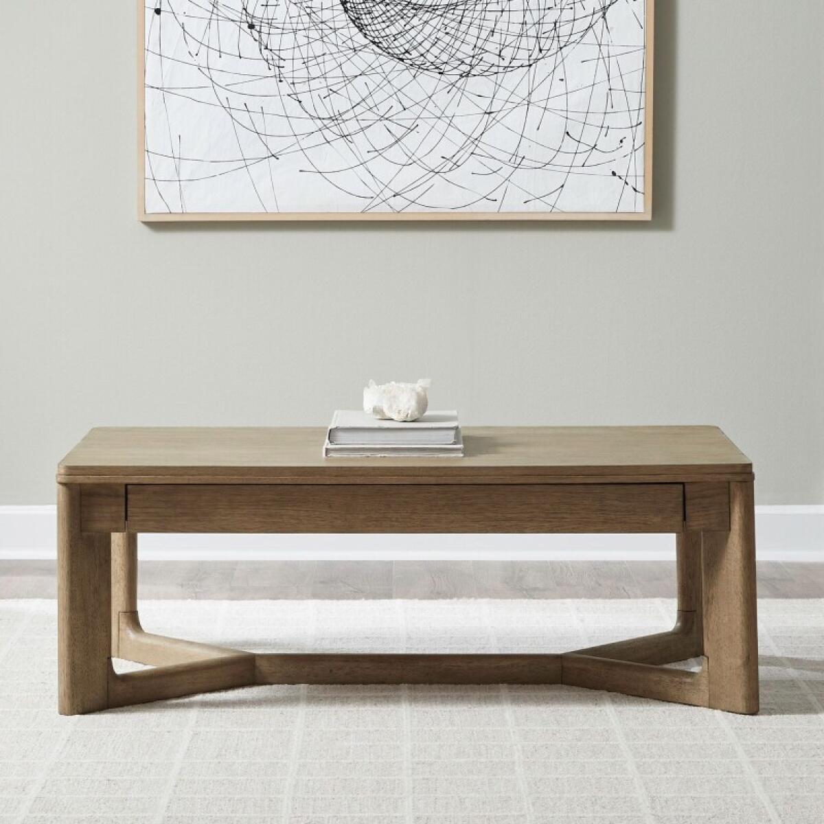 4b5bf1a4d3f9d81c0390f85093b60ff8 Rectangular Cocktail Table - Image 1