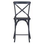 Vintage Series X Back Counter Chair- Navy - Image 4