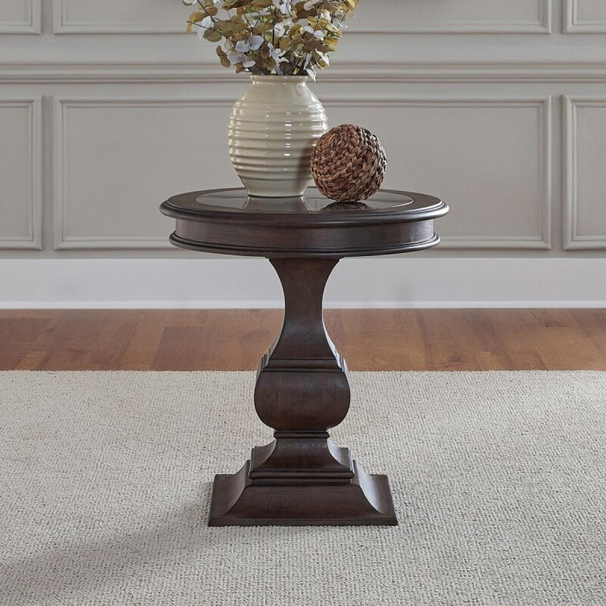 5847498a4982aa281fb7205413a2c9d2 Provence Park Round End Table - Image 1