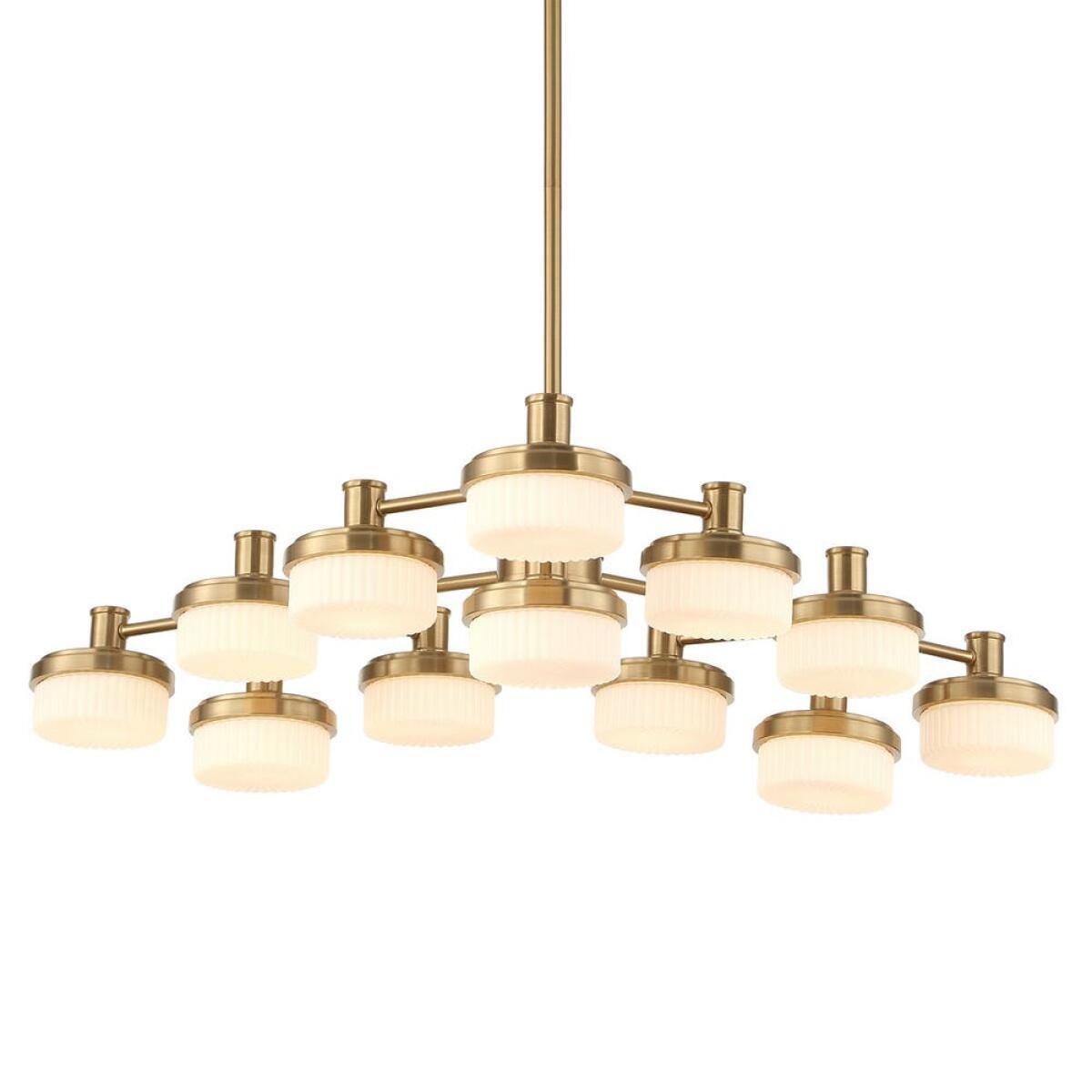 58b769cc2ffa7a8e150eca434545ef79 Wedge, 12 Lt Led Chandelier - Image 1