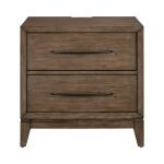 Shaker Lakes Nightstand w/ Charging Station - Image 3
