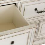 Abbey Park King California Sleigh Bed, Dresser & Mirror - Image 7