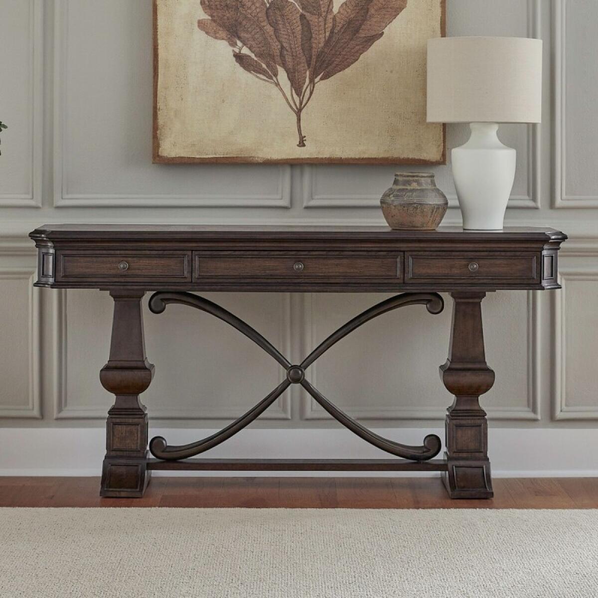 63fd6c8409b35f96ae5928809cdabfad Provence Park Sofa Table - Image 1