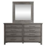 King California Platform Bed, Dresser & Mirror - Image 5