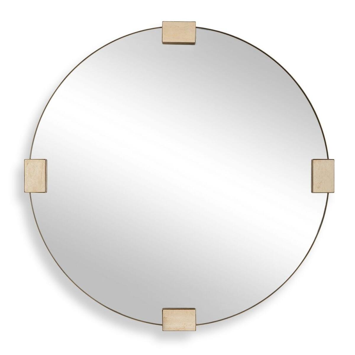 687b7c5a03b7f7b89f889b3fd27f636d Russo Round Mirror - Image 1