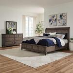 Twin Lakes Queen Storage Bed, Dresser & Mirror