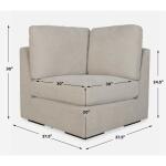 Refuge Sofa, Corner, Sand - Image 9