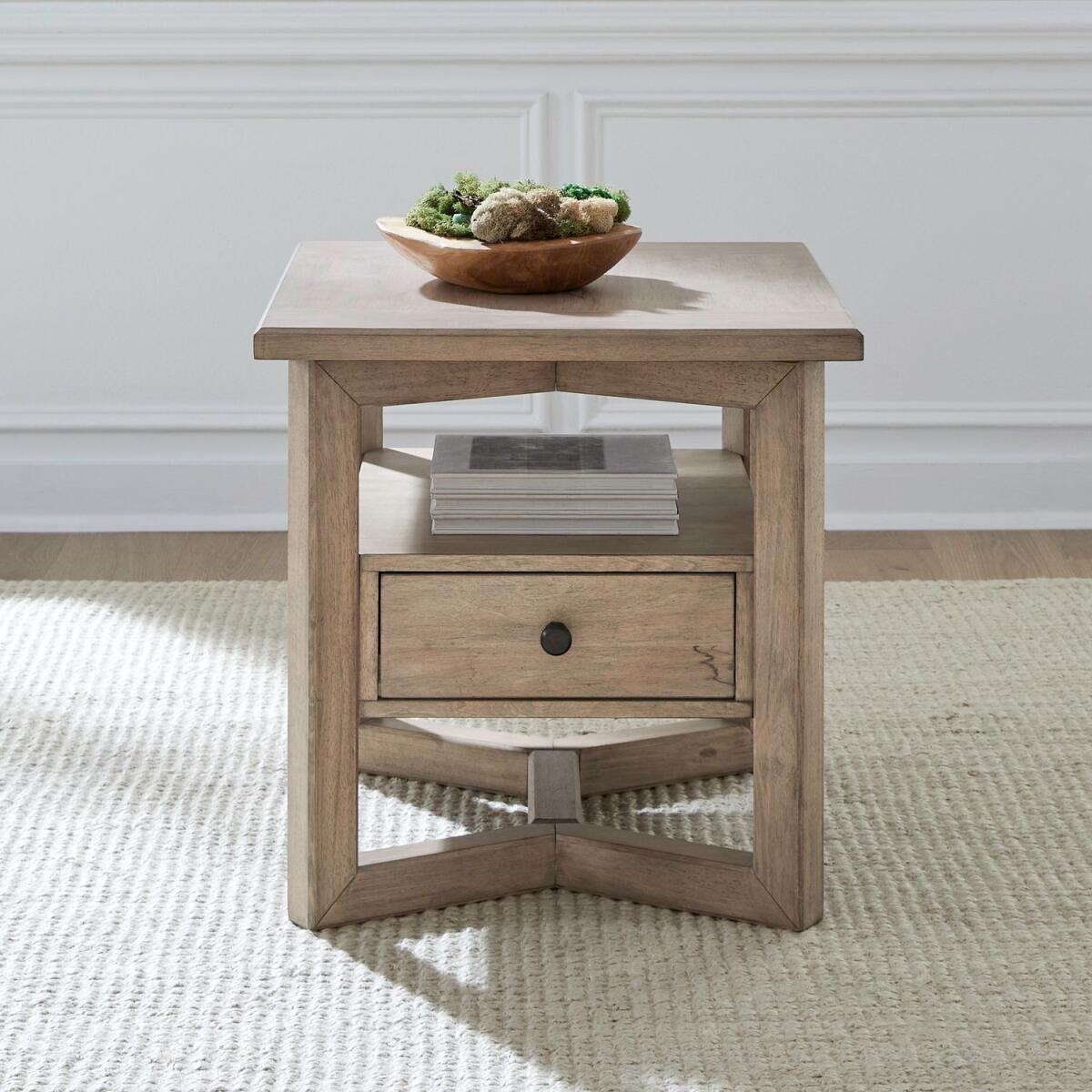 6c7af3671f0dbf6d4181993950ffe065 Proximity Place Rectangular End Table - Image 1