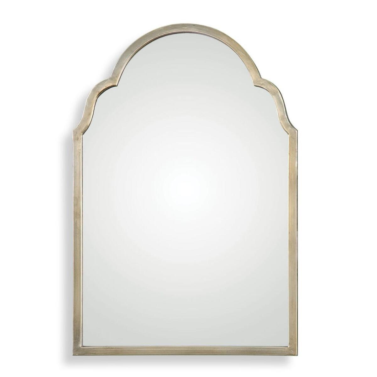 71d90f6e3f54bfdf5c8c05ea887baae0 Brayden Petite Arch Mirror, Champagne - Image 1