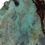 Bahati Wood Sculpture, Blue - Image 8