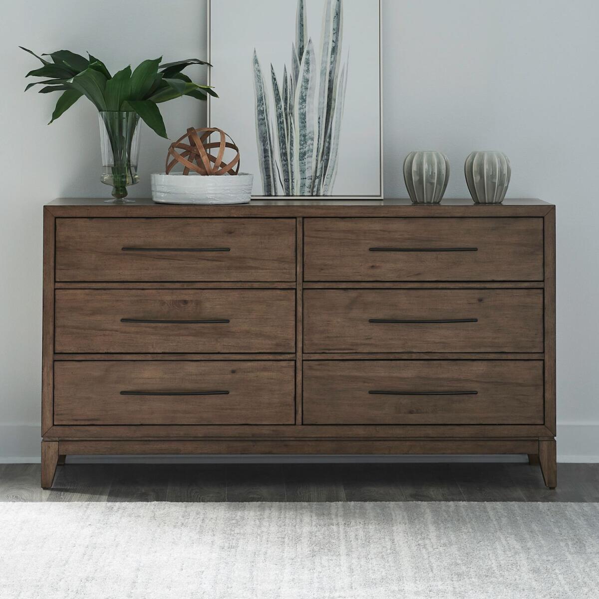 7f831392d8eb2d6f0c96b645fc69d23a Shaker Lakes 6 Drawer Dresser - Image 1